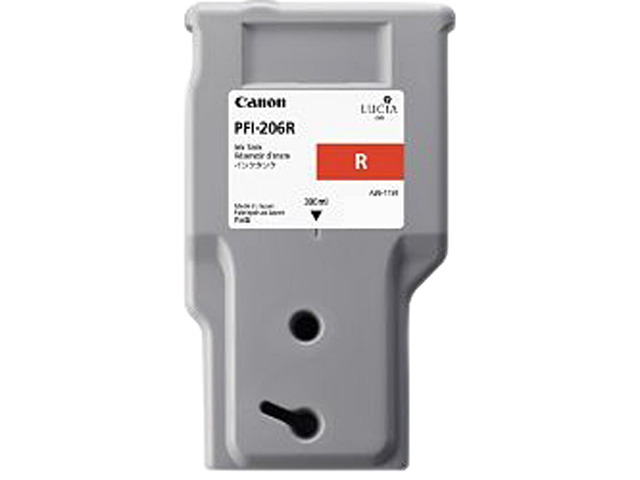 206 Ink Canon PFI-206 Ink Cartridge - Red - Newegg.com