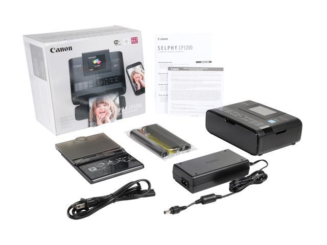 Canon Selphy CP1200 Wireless Color Photo Printer, Black - Newegg.com