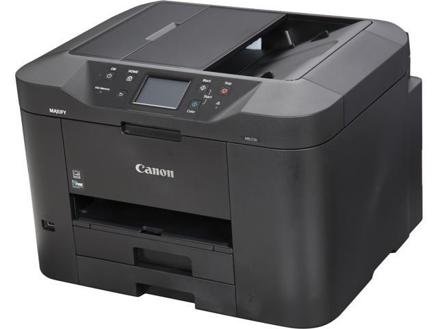 Canon MAXIFY MB2720 ESAT: 24.0 ipm Black Print Speed 600 x 1200 dpi Color Print Quality Ethernet (RJ-45) / USB / Wi-Fi InkJet MFC / All-In-One Color Printer - Inkjet Printers