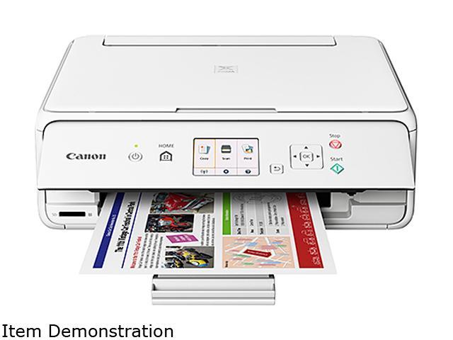 Canon PIXMA TS5020 WH 4800 x 1200 dpi USB / Wireless Color Inkjet All ...