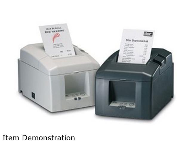 Star Micronics TSP650 TSP654D-24 GRY 39448510 Thermal Receipt Printer (Gray) - Serial Interface, Auto-Cutter. Cable and Power Supply not included