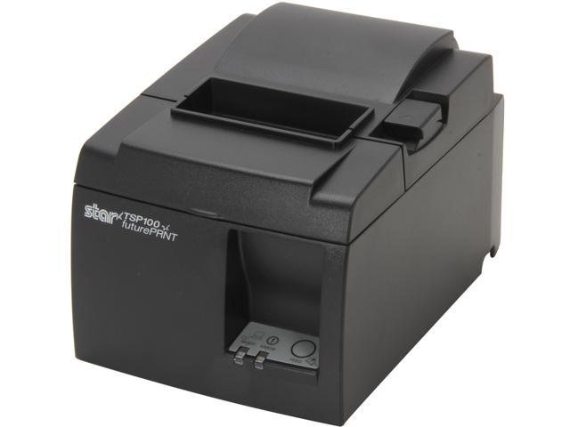 Photo 1 of Star Micronics TSP100III Series TSP143 Thermal Receipt Printer, Auto-cutter, Ethernet (LAN), Ethernet Cable, Internal Power Supply, Gray - TSP143IIILAN GY US