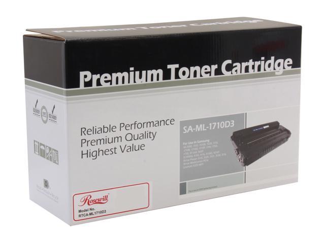 Rosewill RTCA-ML1710D3 Black Toner Cartridge replacement for Samsung ML1710D3, SCX4216D3