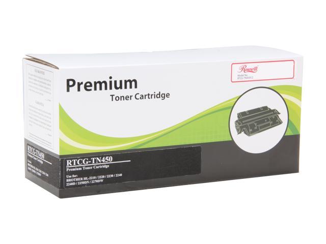 Rosewill RTCG-TN450V2 Compatible Toner Cartridge (Replaces OEM Brother TN-450, TN-420) 2,600 Pages Yield, Black