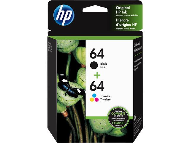 HP 64 Ink Cartridge - Combo Pack - Black/Cyan/Magenta/Yellow