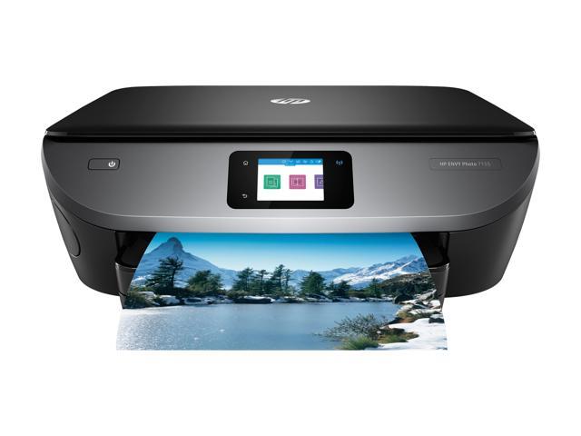 Open Box: HP ENVY Photo 7155 Wireless All-In-One Color Inkjet Printer ...