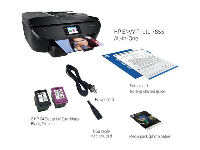 Hp Envy Photo 7855 Wireless All In One Color Inkjet Printer Newegg Com