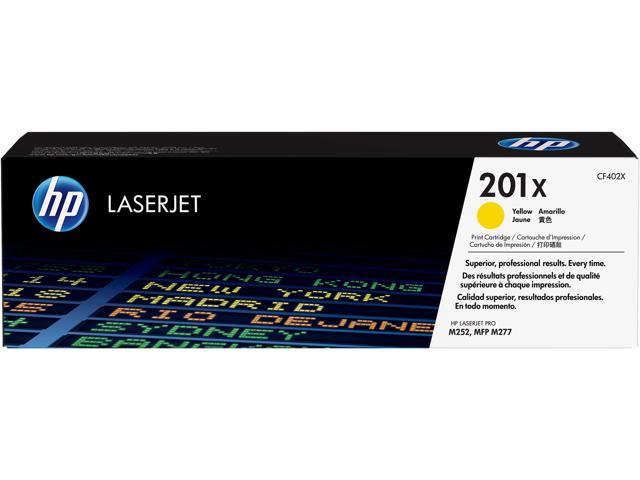 HP 201X High Yield LaserJet Toner Cartridge - Yellow