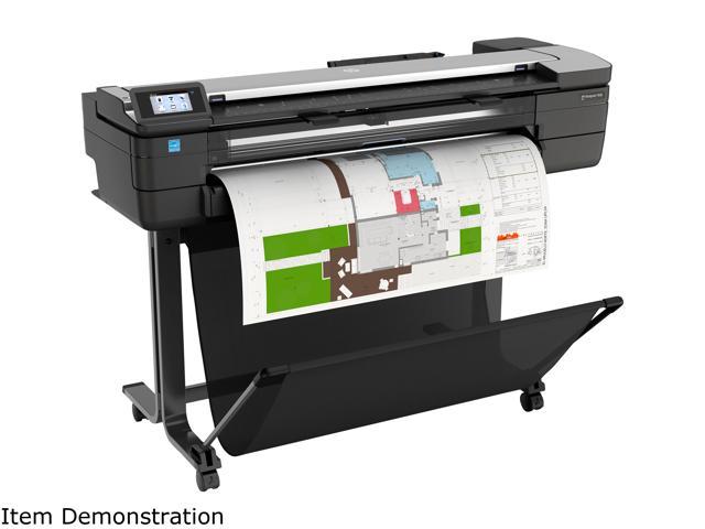 HP Designjet T830 (F9A30A) 2400 x 1200 dpi Wireless / USB Color Inkjet ...