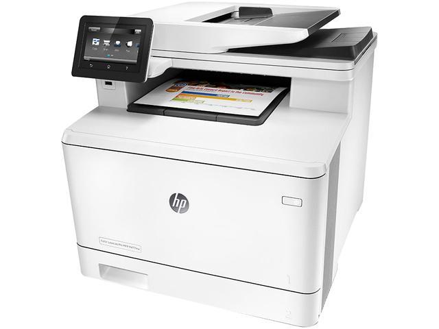 Refurbished: HP FACTORY RECERTIFIED COLOR LASERJET PRO M477FNW MFP 28 ...