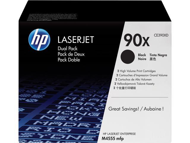 HP 90X High Yield LaserJet Toner Cartridge - Dual Pack - Black