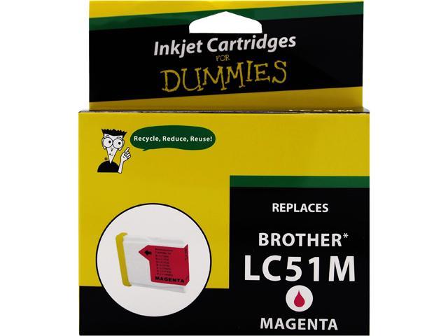 Ink for Dummies DB-LC51M Magenta Ink Cartridge Replaces Brother LC-51M