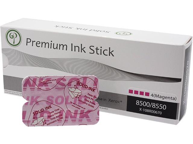Green Project X-108R00670 Magenta Ink Cartridge Sticks Replaces Xerox 108R00670 3/Magenta -