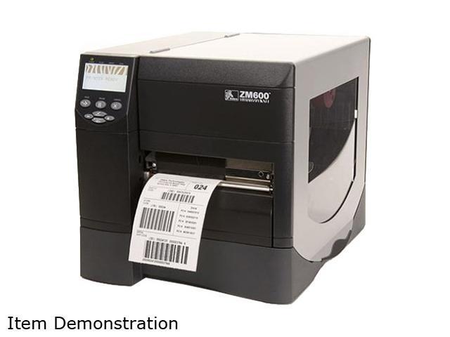 Zebra Zm600 Direct Thermalthermal Transfer 10 Ins 203 Dpi Label Printer Retail 7674