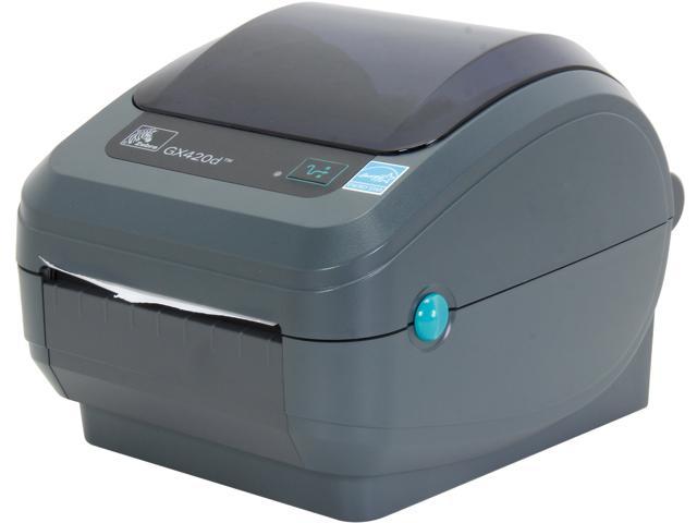 Zebra GX420d Direct Thermal Printer Monochrome Desktop Label Print 