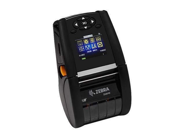 Zebra Zq610 2 Mobile Direct Thermal Label Printer 203 Dpi Color Lcd 80211acbluetooth 41 3525