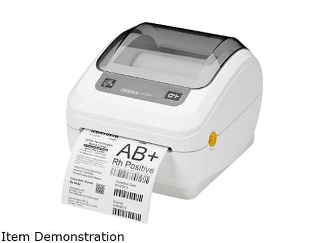 Zebra Gk420d Direct Thermal Desktop Barcode Printer For Healthcare White Gk4h 202510 000 2141