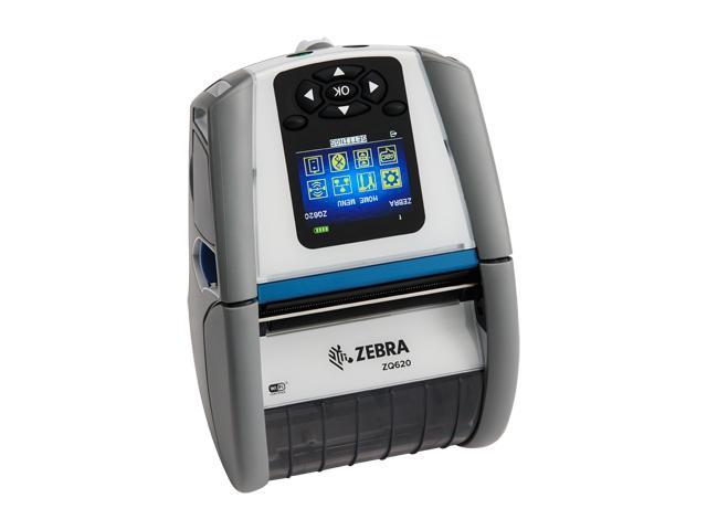 Zebra Zq620 3 Mobile Direct Thermal Label Printer For Healthcare 203 Dpi Color Lcd Dual 802 2010
