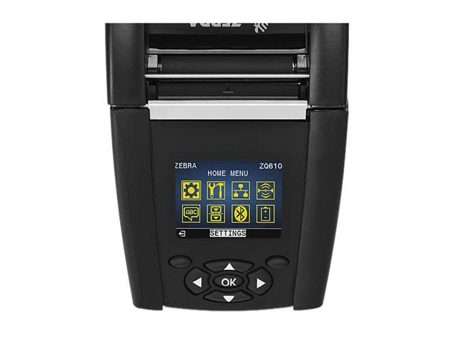Zebra Zq620 3 Mobile Direct Thermal Label Printer 203 Dpi Color Lcd Bluetooth 4x Linered 1999