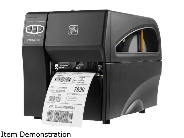 Zebra Zt230 4” Industrial Thermal Transfer Label Printer Lcd 300 Dpi Serial Usb Int 10100 0375