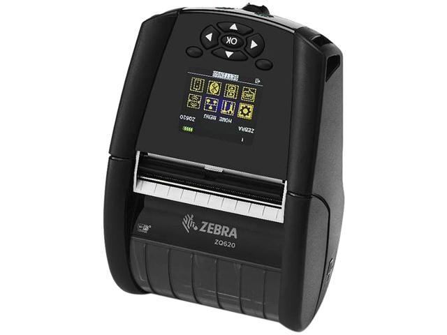 Zebra Zq620 3 Direct Thermal Mobile Label Printer Color Lcd 203 Dpi Dual 80211acbluetooth 1455