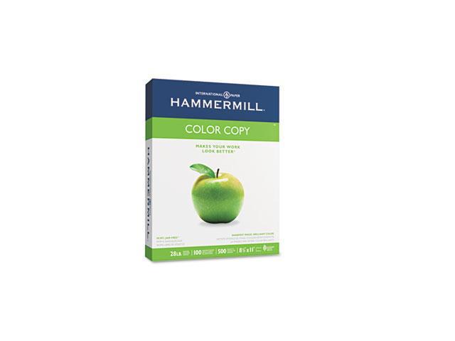 Hammermill 10246-7 Color Copy Paper, 100 Brightness, 28lb, 8-1/2 x 11, Photo White, 500/Ream