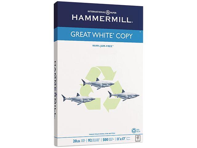  Hammermill Printer Paper, Great White 30% Recycled