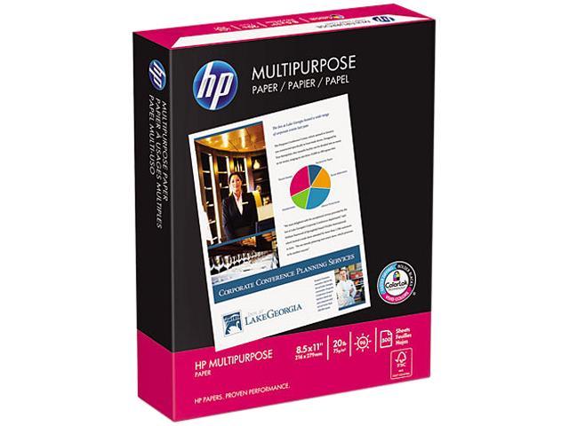 5000 Sheets One Case of HP Multipurpose Paper 20 Lbs 8 1/2" x 11" 96  US 
