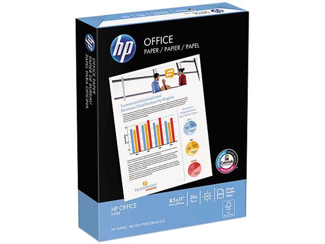 Hewlett-Packard 11210-1 Office Paper, 92 Brightness, 20lb, 8-1/2 x 11, White, 5000 Sheets/Carton