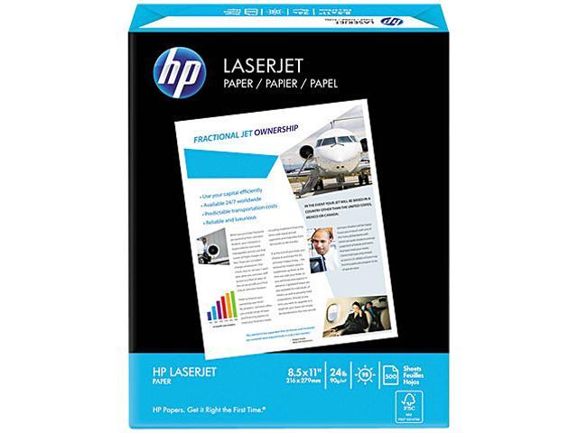 HP 11240-0 LaserJet Paper, 98 Brightness, Ultra White, 500 Sheets / Ream