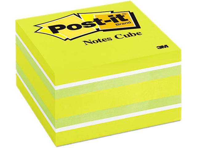 Post-it Notes 2056-RC Cube, 3 x 3, Ribbon Candy, 470 Sheets