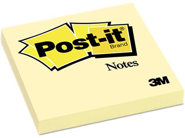 Greener Note Pads 12/pack 100-Sheet 1 1/2 X 2 Canary Yellow
