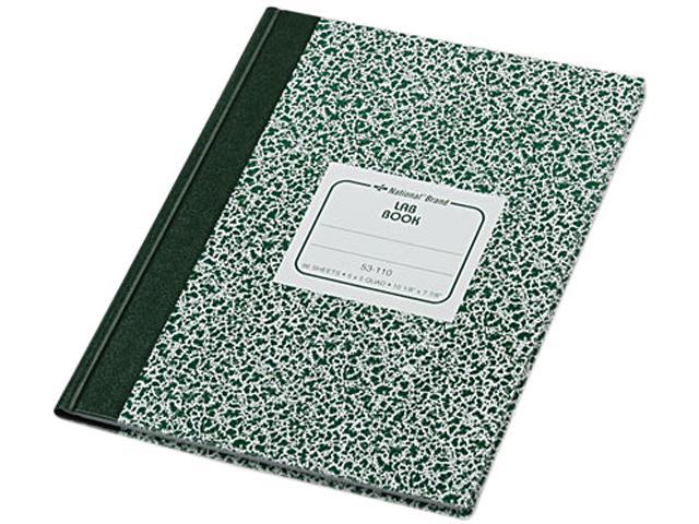 National Brand 53110 Lab Notebook, Quadrille Rule, 7-7/8 x 10-1/8, White, 96 Sheets/Pad