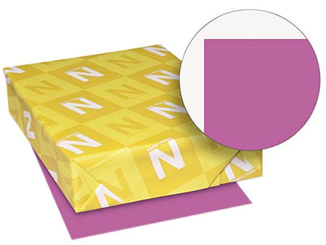 Wausau Paper 22871 Astrobrights Colored Card Stock, 65 lbs., 8-1/2 x 11, Planetary Purple, 250 Shts