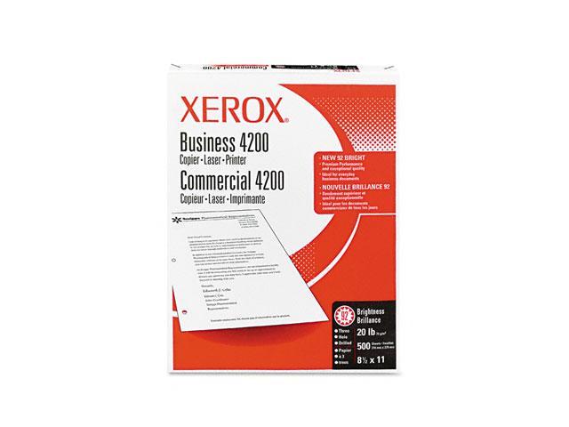 Xerox Business 4200 Copy Paper, 92 Brightness, 3-Hole Punched, 20lb ...