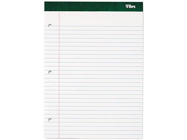 Tops 63379 Double Docket Writing Pad, Extra Stiff Back, Legal Rule, Ltr 