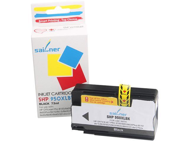 Sailner Compatible SHP 950XLBK inkjet Cartridge, Cartridge for HP OEM#  950XLBK