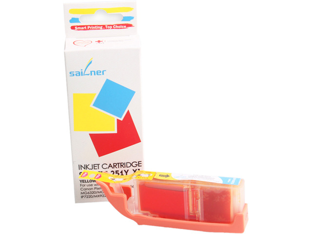 Scp Ink Sailner Compatible SCP-CLI-251XLY inkjet Cartridge, alternative for ...