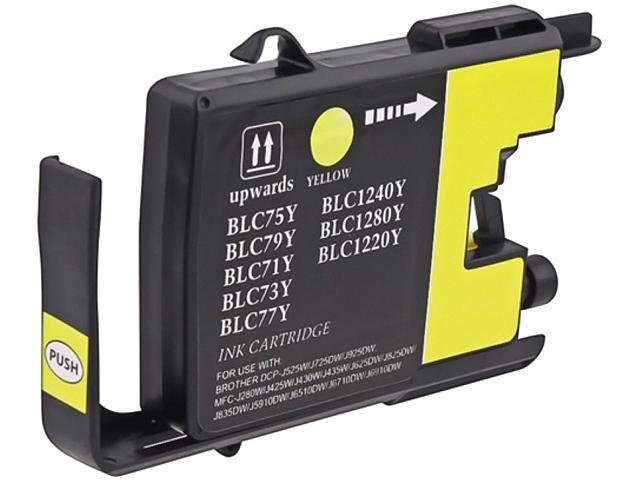 Insten 1042529 Yellow Compatible Brother LC75Y High Yield Ink Cartridge, Yellow