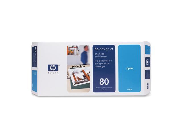 HP 80 Cyan Printhead/Cleaner C4821A