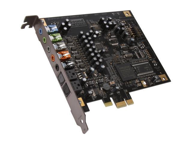 Creative 70SB088000004 7.1 Channels 24-bit 96KHz PCI Express 1x Interface PCI Express Sound Blaster X-Fi Titanium