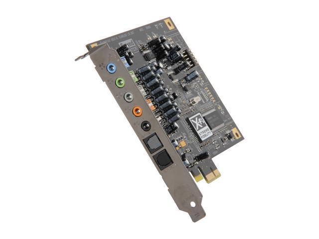 Creative 70SB088000004-8 7.1 Channels 24-bit 96KHz PCI Express 1x Interface  Sound Blaster X-Fi Titanium Sound Card