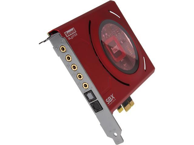 Creative Sound Blaster Z Pcie 116db Snr Gaming Sound Card With 600 Ohm Headphone Amp And Beamforming Microphone Newegg Com