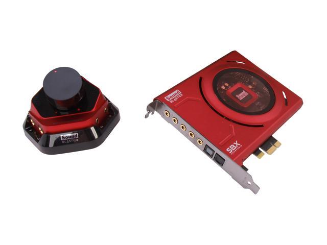 Creative Sound Blaster Zx 116dB PCIe Gaming Sound Card with 600 ohm Headphone Amp and Desktop Audio Control Module