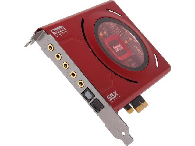 Creative Sound Blaster Z 5.1 Channels 24-bit 192KHz PCI Express x1 Interface Sound Card