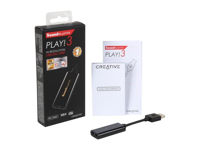 Creative Sound Blaster Play 3 Sound Card Newegg Com