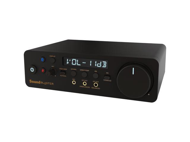 Creative Sound Blaster X5 Hi-res External Dual DAC USB Sound Card - 7.1 Sound Channels - USB Type C - 120 dB - 3 Byte 192 kHz Maximum Playback Sampling Rate - USB - 1 x Number of Microphone