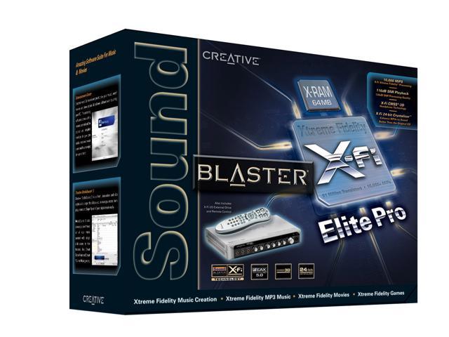 Creative Sound Blaster X-Fi Elite Pro Sound Card - Newegg.com