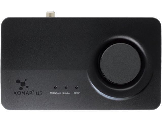 ASUS Xonar U5 5.1 Channels 24-bit 192KHz USB Interface Compact Sound Card