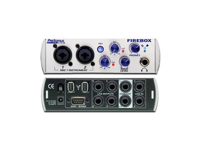 PreSonus Audio FIREBOX 24-bit 96KHz IEEE 1394 Interface 6x10 FireWire Recording System